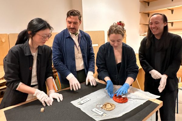 Adam Huxley-Khng and Jimin Jeon’s Review workshop at V&A East Storehouse.